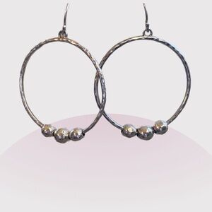Silpada Silver Hoop Earrings W2171